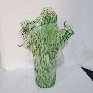 Recycle Art Vase Florida Ocean Plastic Bottles Signed by Artist 🎨 Todd Lynd 👀